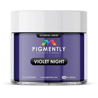 Violet Night Epoxy Powder Pigment in vibrant violet color for resin crafts
