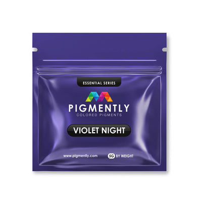 Violet Night Epoxy Powder Pigment in vibrant violet color for resin crafts