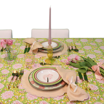 100% Organic Cotton - Viviana Venetia Blooms Tablecloth by Ro'Table - product image 4 for Resin Society