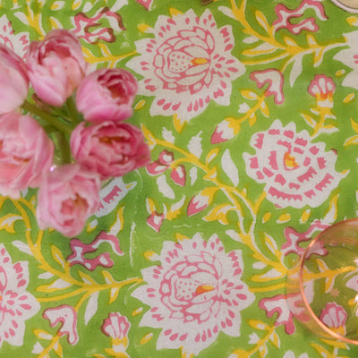 100% Organic Cotton - Viviana Venetia Blooms Tablecloth by Ro'Table - product image 6 for Resin Society