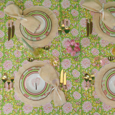 100% Organic Cotton - Viviana Venetia Blooms Tablecloth by Ro'Table - product image 8 for Resin Society