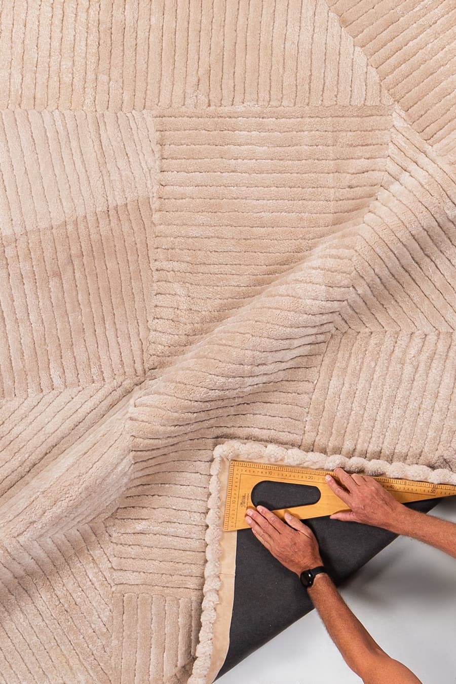 Weekend - Kilim Beige Shearling Rug by Homelosophy