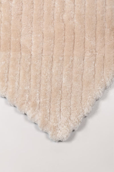 Weekend - Kilim Beige Shearling Rug by Homelosophy