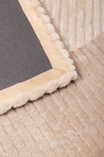 Weekend - Kilim Beige Shearling Rug by Homelosophy
