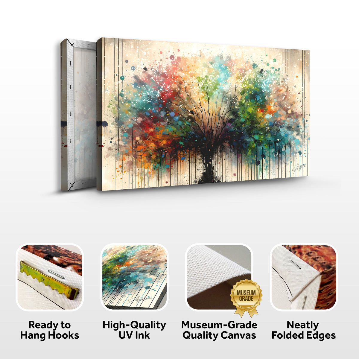 Canvas Print: "Season Spectrum" by Tailored Canvases - product image 5 for Resin Society