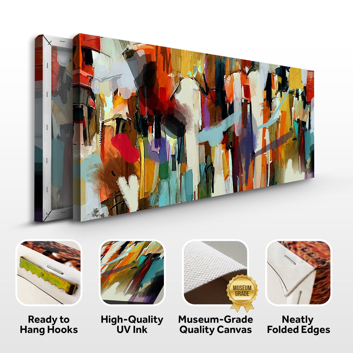 Canvas Print: "Resonant Hues" by Tailored Canvases - product image 6 for Resin Society