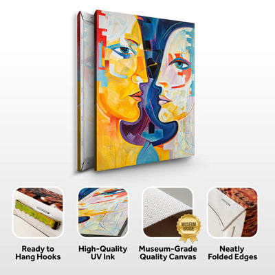 Canvas Print: "Chromatic Souls" by Tailored Canvases - product image 6 for Resin Society