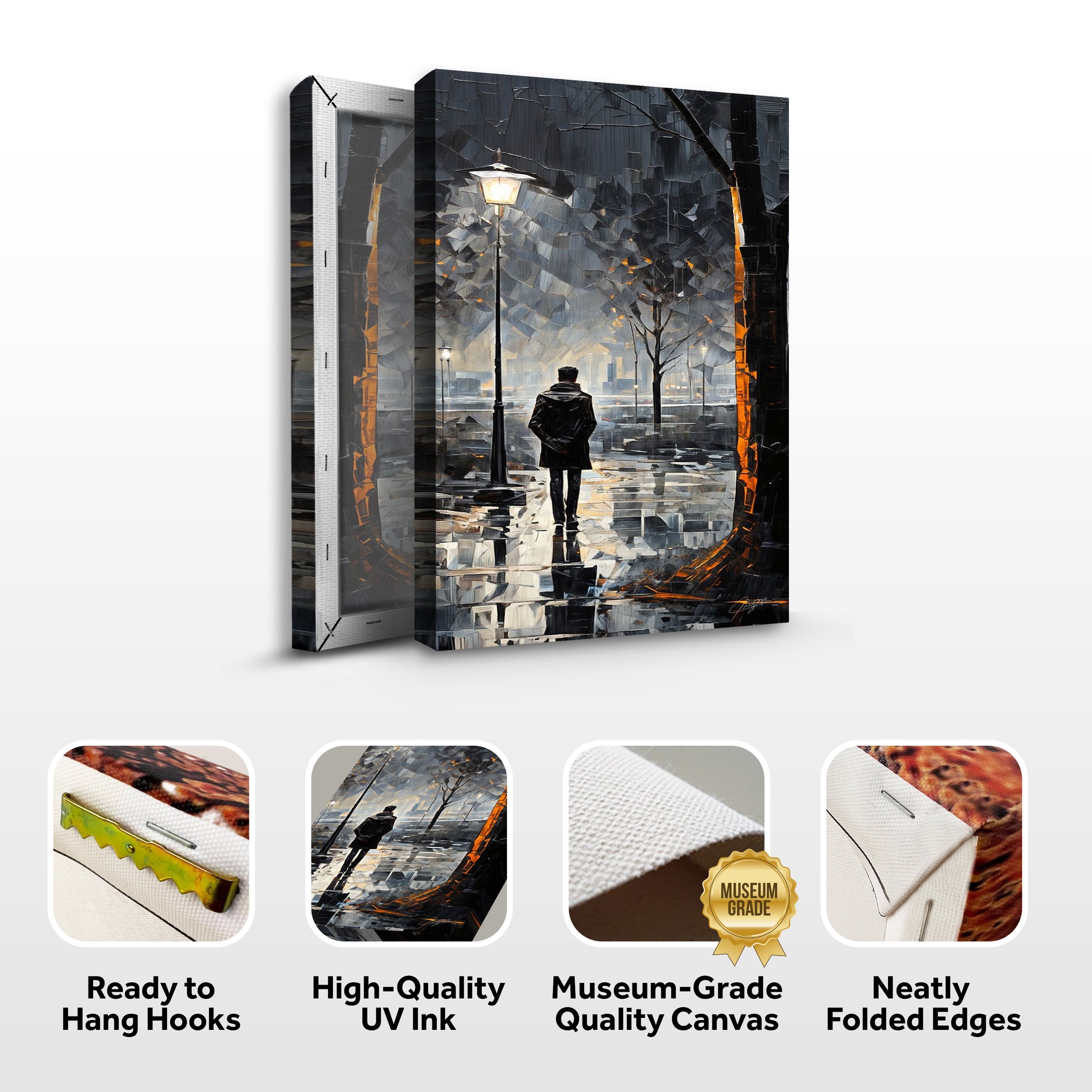 Canvas Print: "Solitary Reflection" by Tailored Canvases - product image 6 for Resin Society