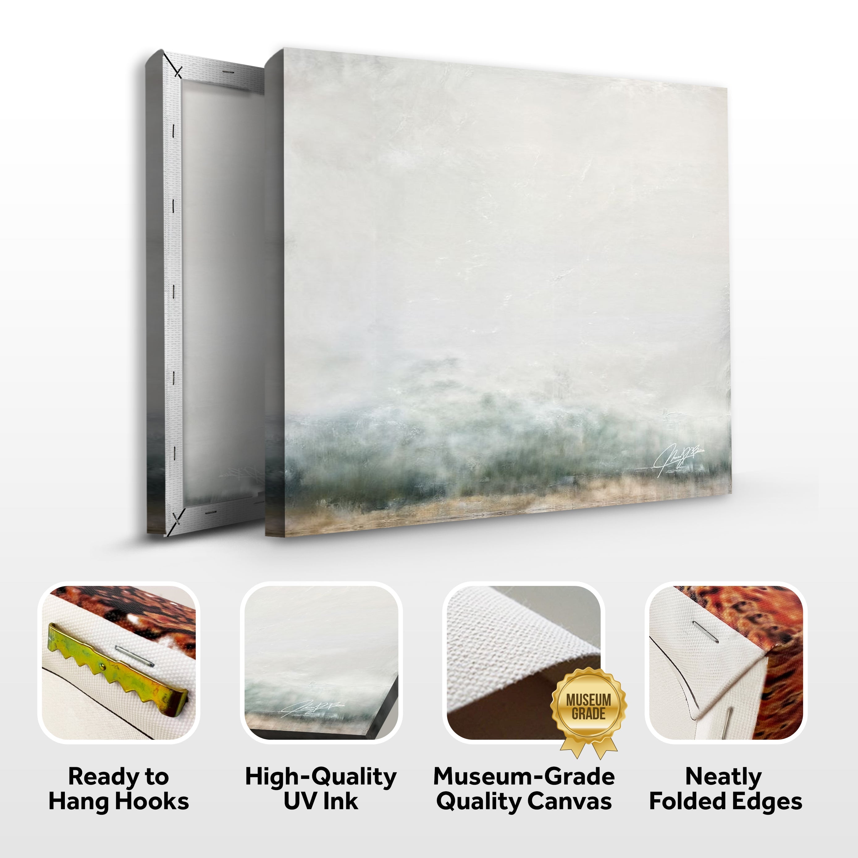 Canvas Print: "Misty Genesis" by Tailored Canvases - product image 5 for Resin Society