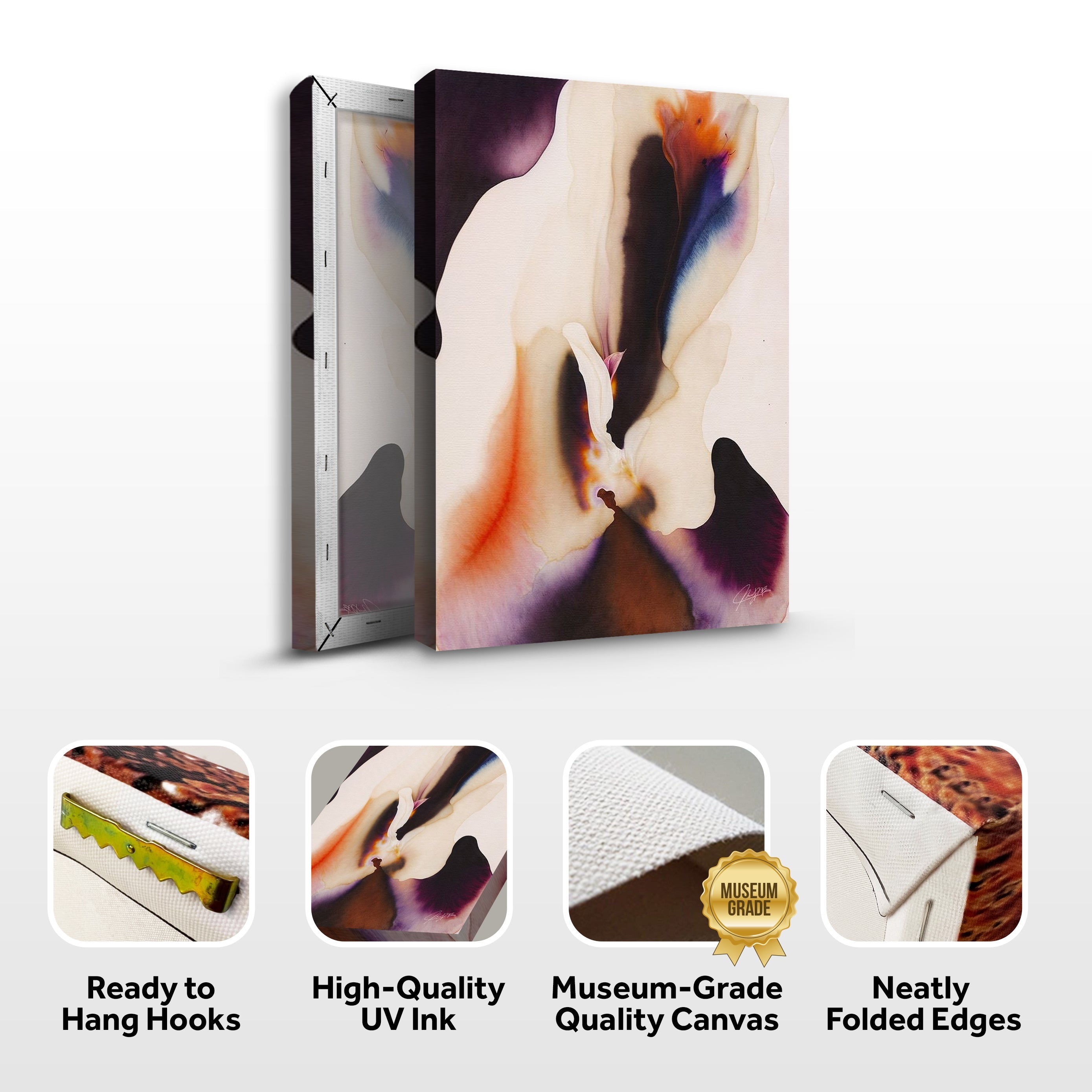 Canvas Print: "Velvet Bloom II" by Tailored Canvases - product image 5 for Resin Society