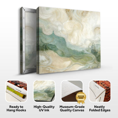 Canvas Print: "Whispering Currents" by Tailored Canvases - product image 5 for Resin Society