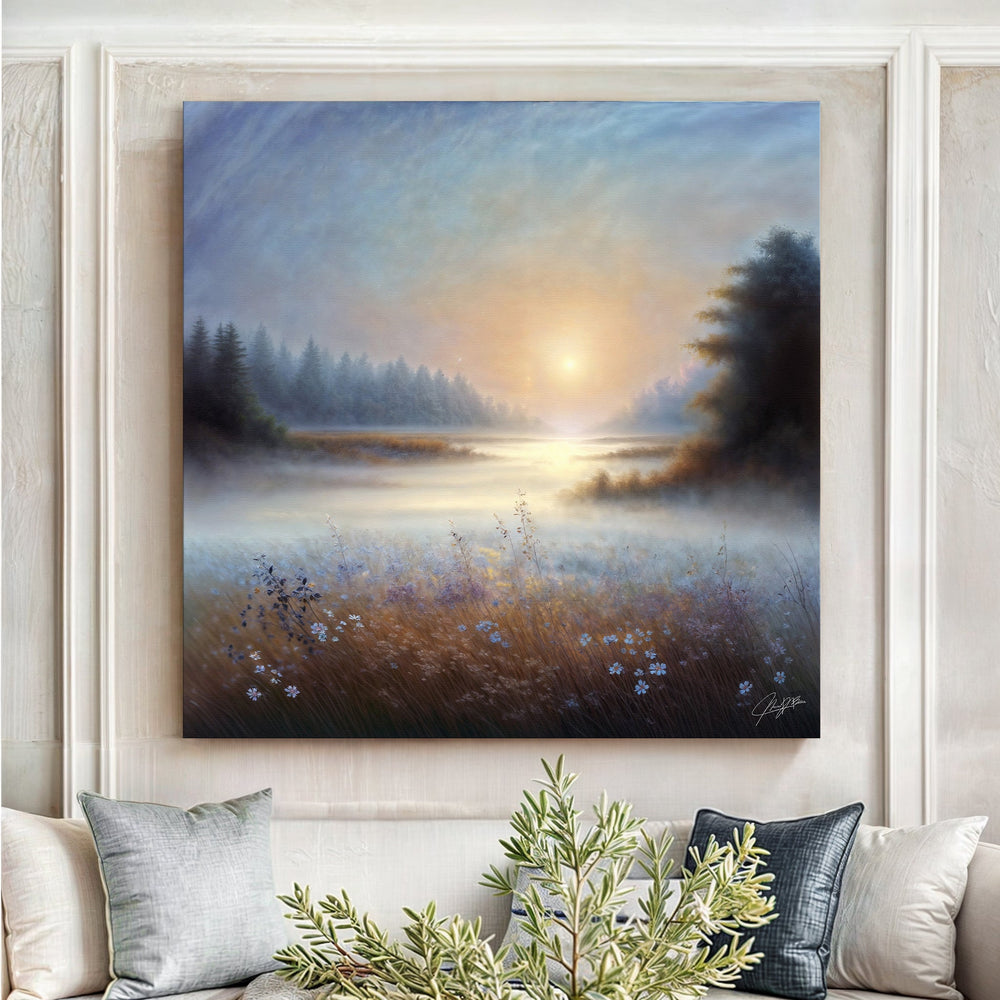 Canvas Print: Misty Serenade by Tailored Canvases - main product image for Resin Society