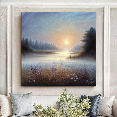 Canvas Print: Misty Serenade by Tailored Canvases - main product image for Resin Society