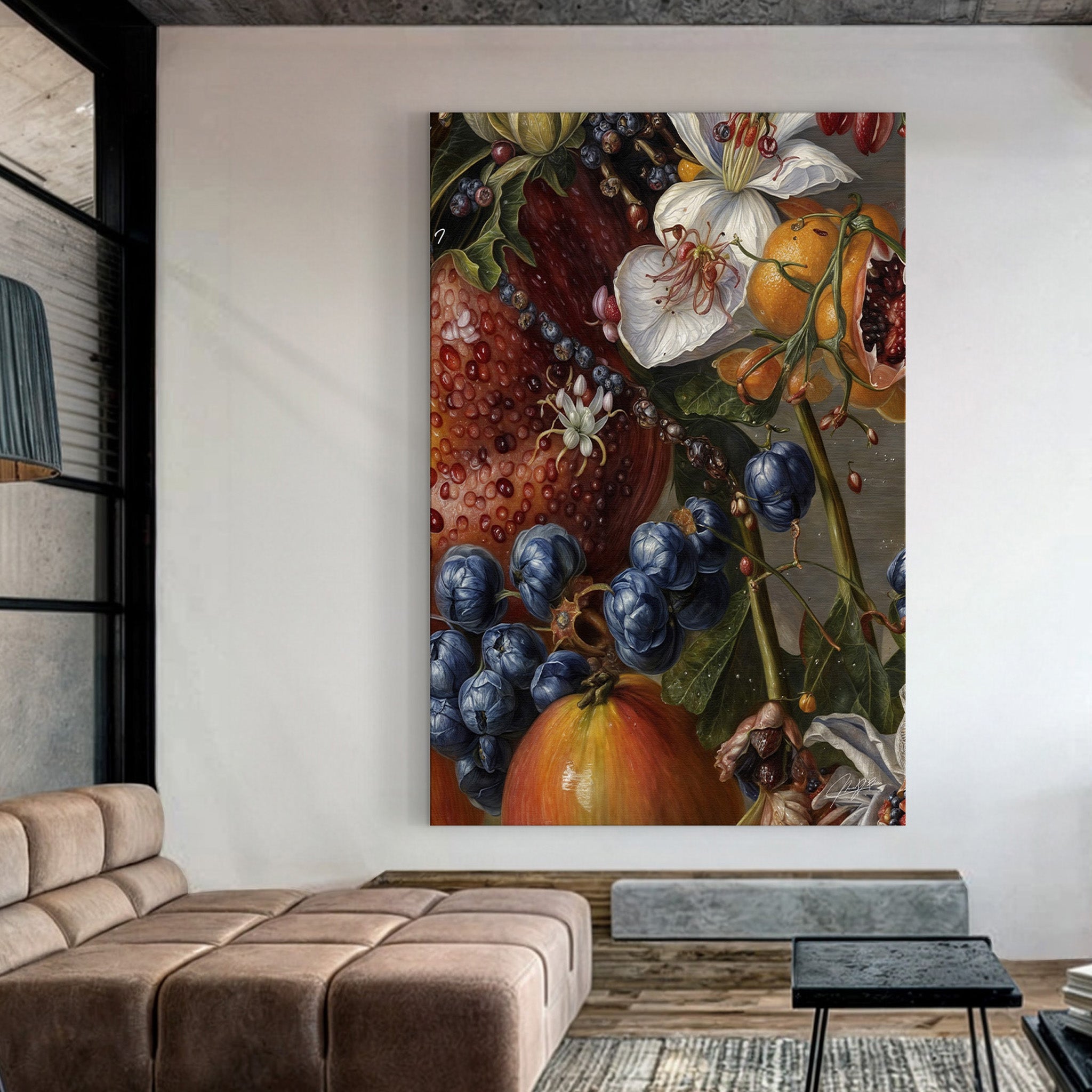 Canvas Print: "Baroque Bounty" by Tailored Canvases - main product image for Resin Society
