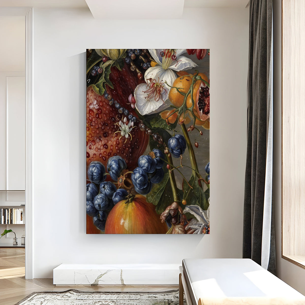 Canvas Print: "Baroque Bounty" by Tailored Canvases - product image 2 for Resin Society