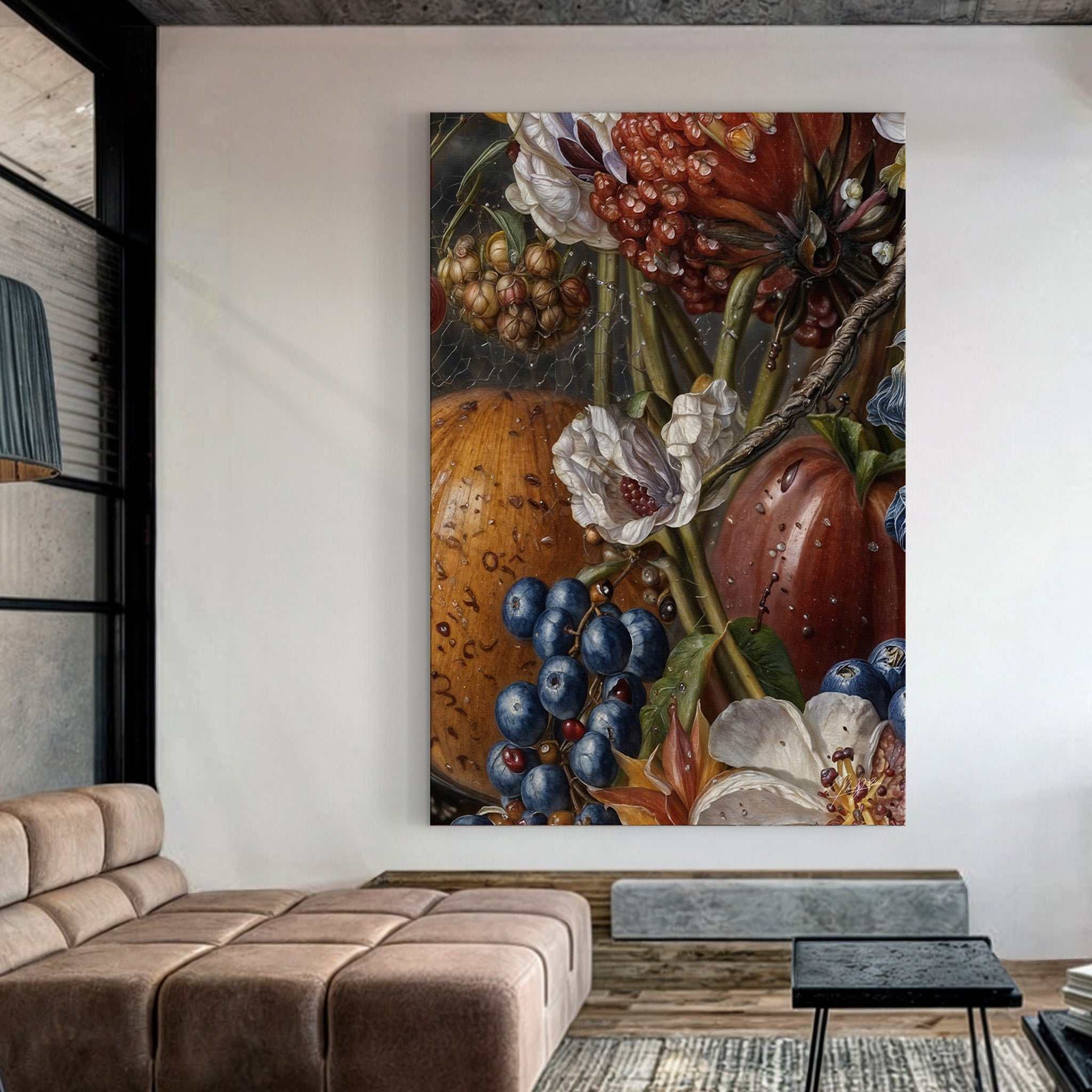 Canvas Print: "Baroque Bounty II" by Tailored Canvases - main product image for Resin Society