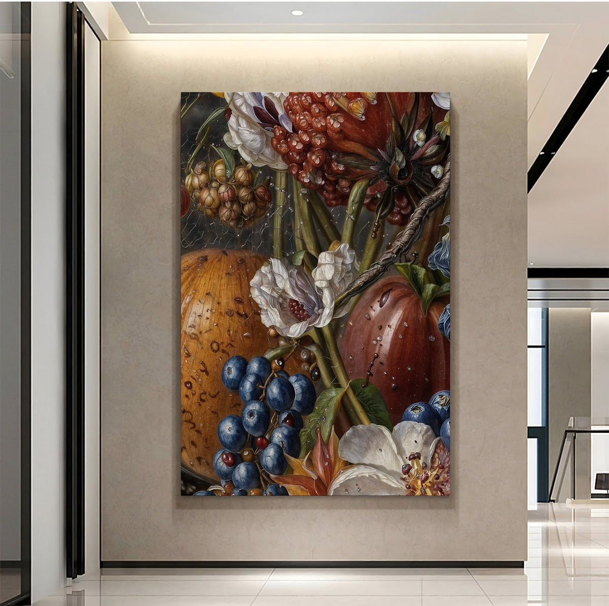 Canvas Print: "Baroque Bounty II" by Tailored Canvases - product image 4 for Resin Society