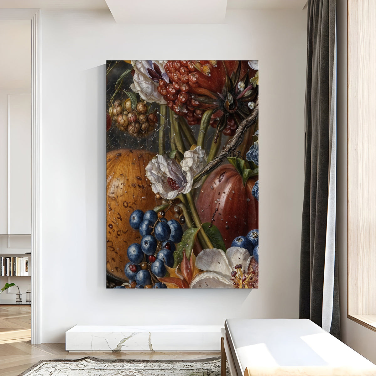 Canvas Print: "Baroque Bounty II" by Tailored Canvases - product image 2 for Resin Society