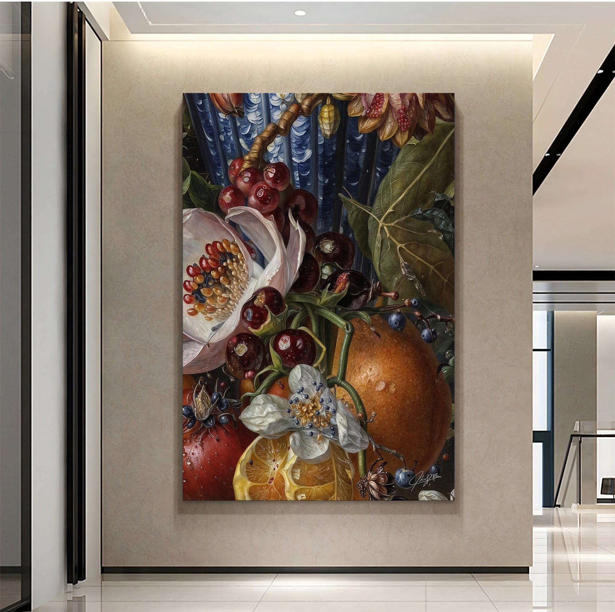 Canvas Print: "Baroque Bounty III" by Tailored Canvases - product image 4 for Resin Society