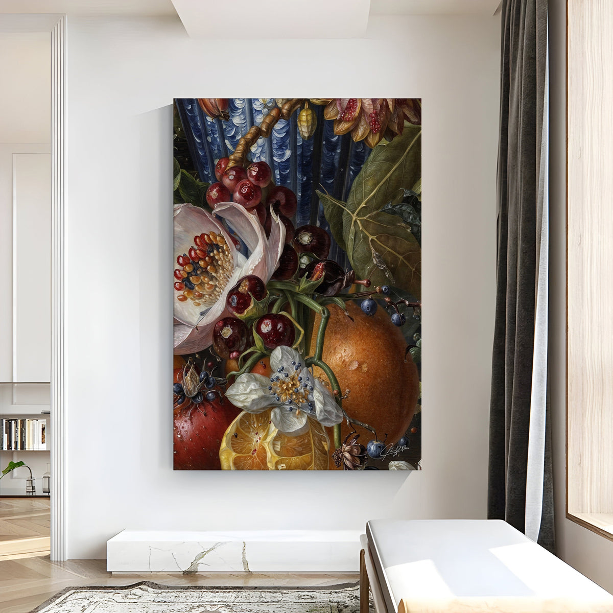 Canvas Print: "Baroque Bounty III" by Tailored Canvases - product image 3 for Resin Society