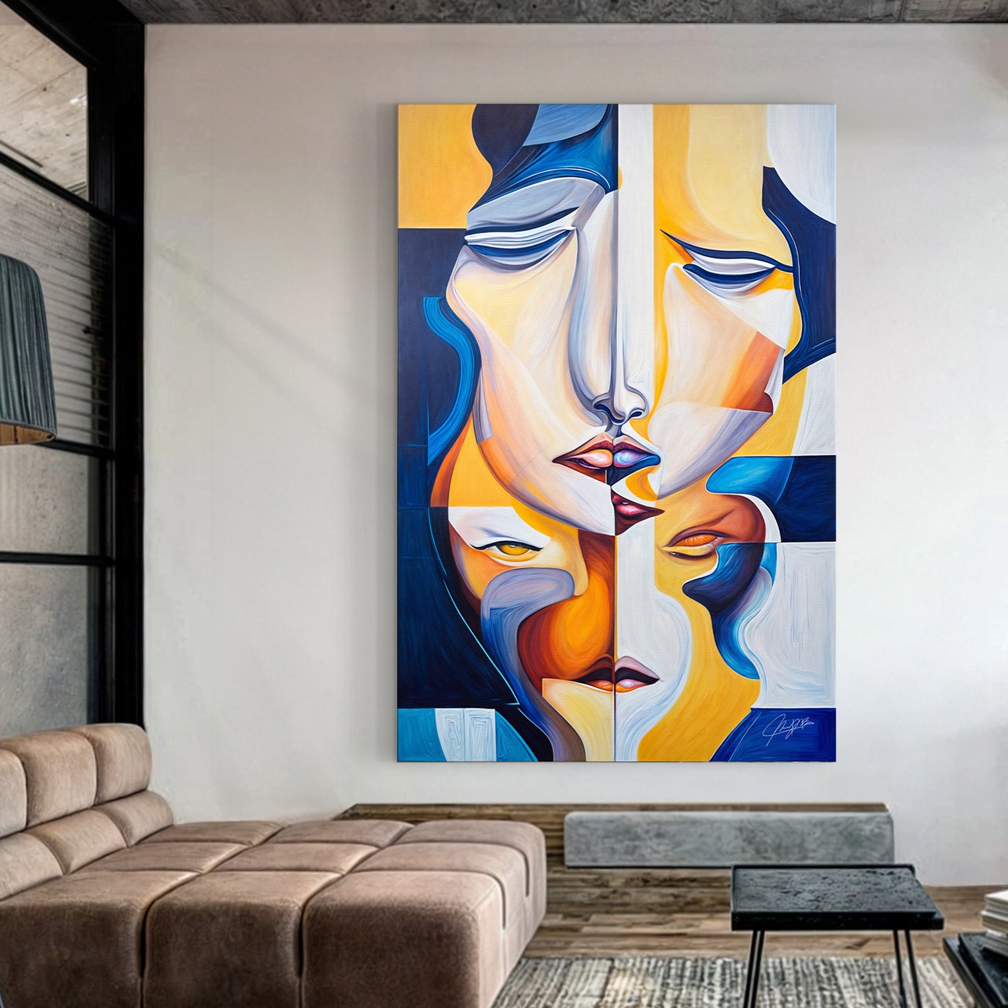 Canvas Print: "Talk" by Tailored Canvases - main product image for Resin Society