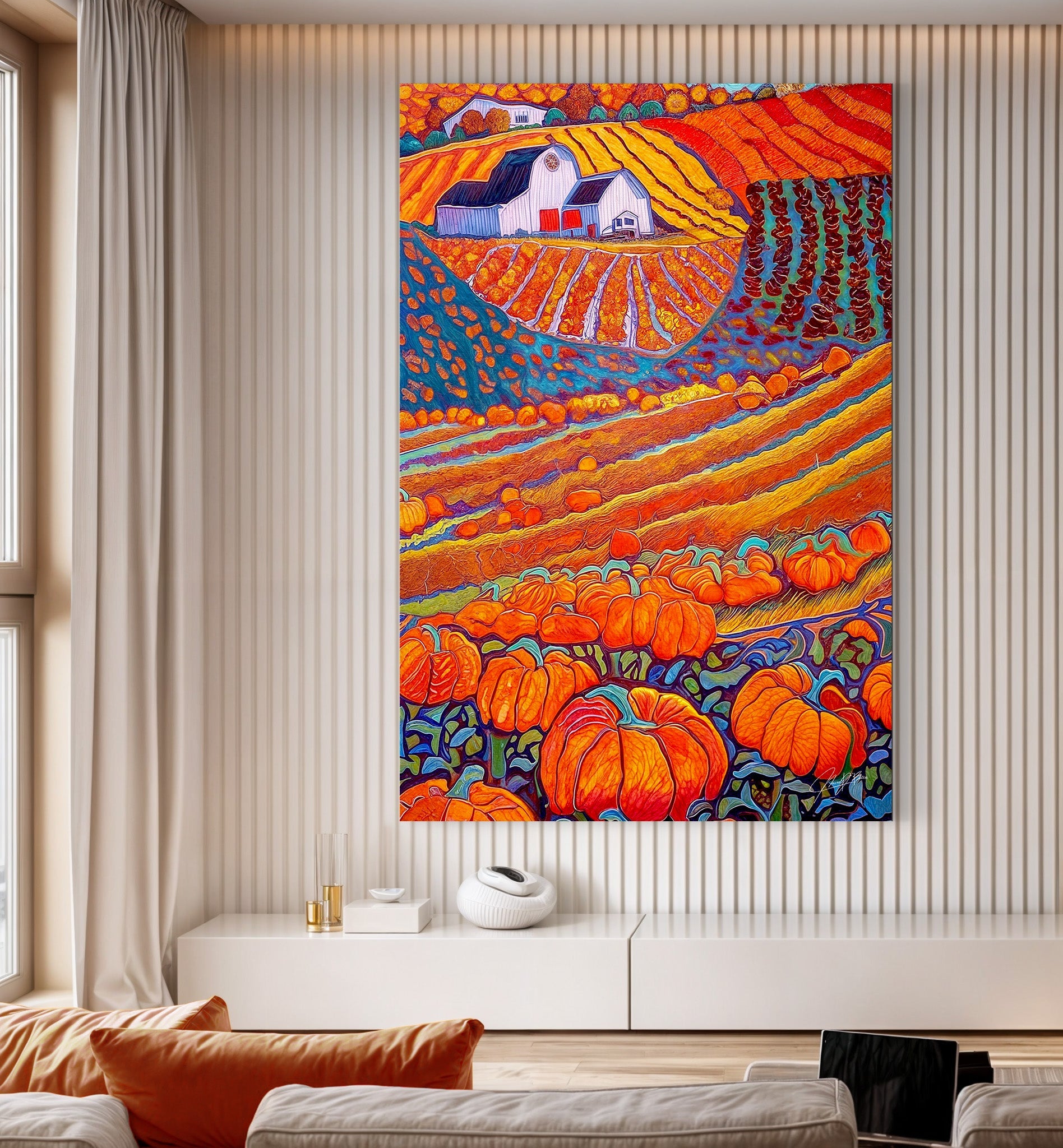 Canvas Print: "Harvest Hues" by Tailored Canvases - main product image for Resin Society