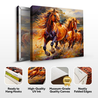 Canvas Print: "Majestic Gallop" by Tailored Canvases - product image 4 for Resin Society