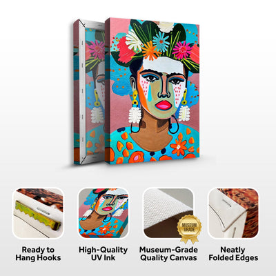 Canvas Print: "Floral Muse II" by Tailored Canvases - product image 5 for Resin Society