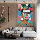 Canvas Print: "Floral Muse II" by Tailored Canvases - main product image for Resin Society
