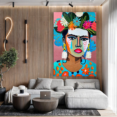 Canvas Print: "Floral Muse II" by Tailored Canvases - main product image for Resin Society