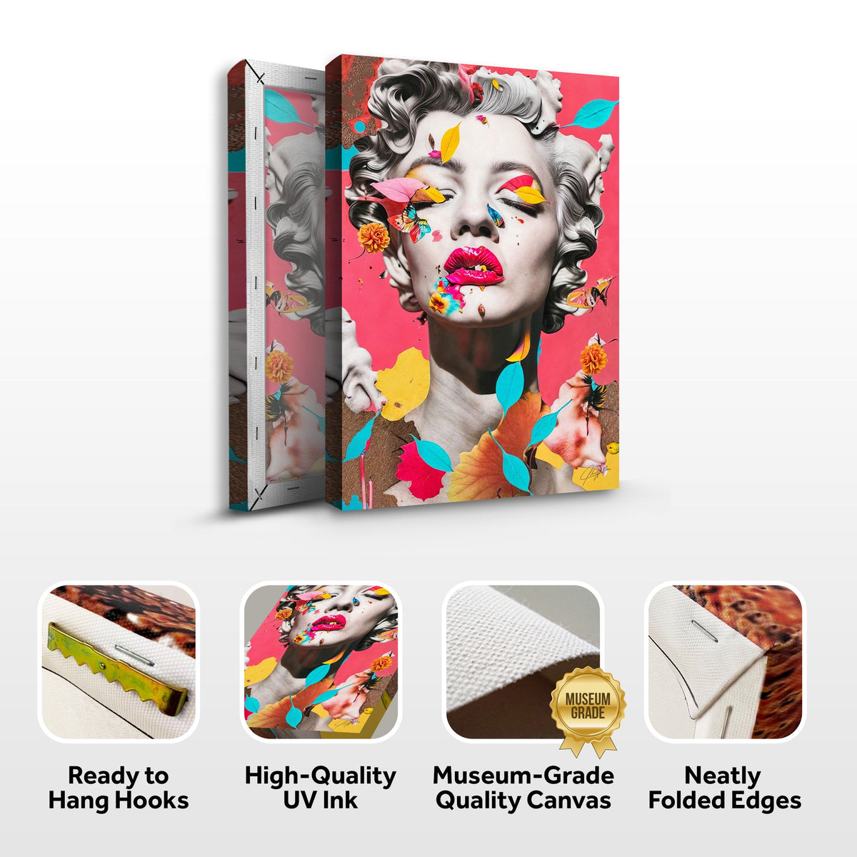 Canvas Print: "Chroma Whimsy" by Tailored Canvases - product image 6 for Resin Society