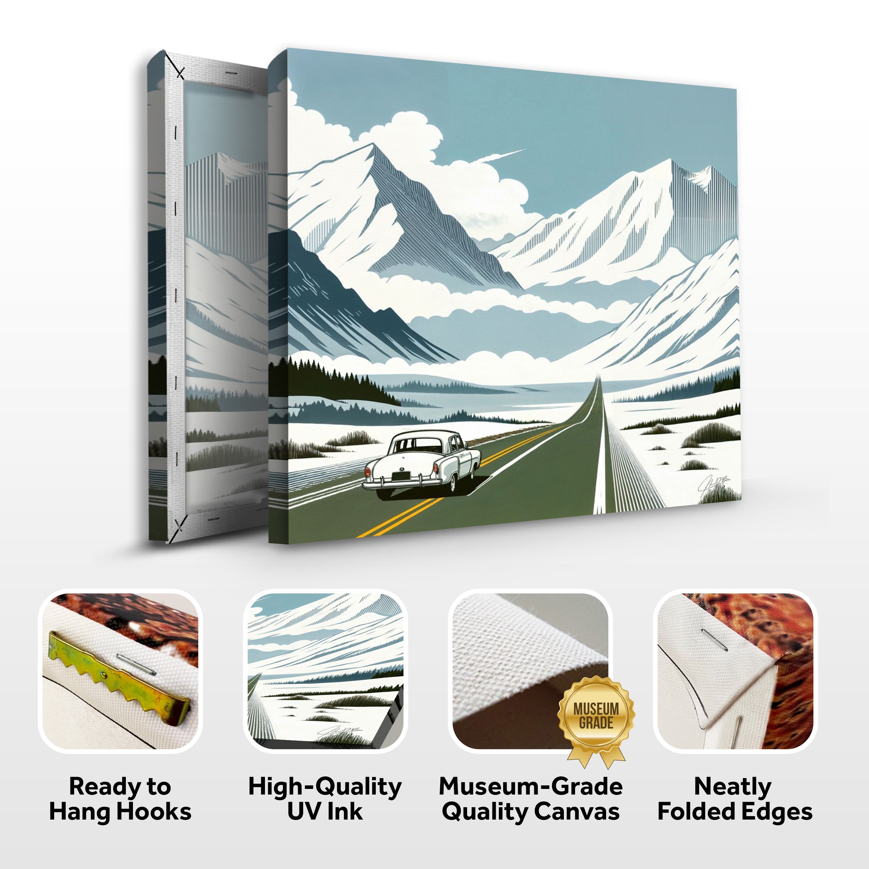 Canvas Print: "Alpine Journey" by Tailored Canvases - product image 6 for Resin Society