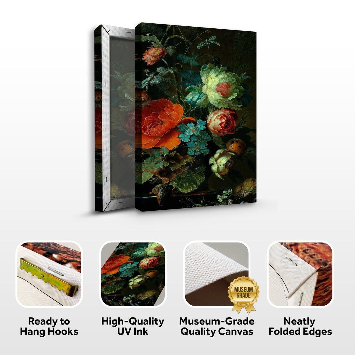 Canvas Print: "Verdant Elegance" by Tailored Canvases - product image 5 for Resin Society