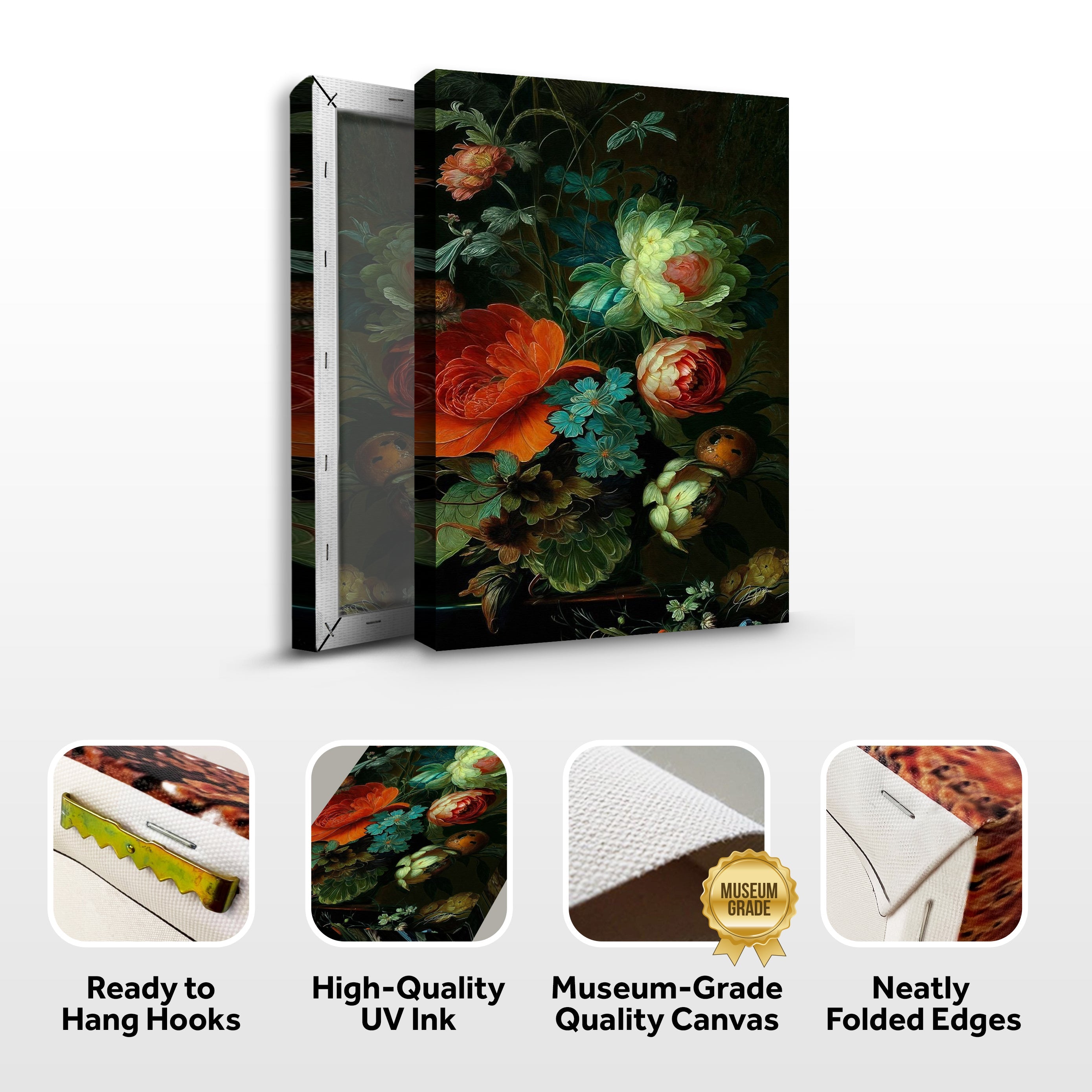 Canvas Print: "Verdant Elegance" by Tailored Canvases - product image 5 for Resin Society