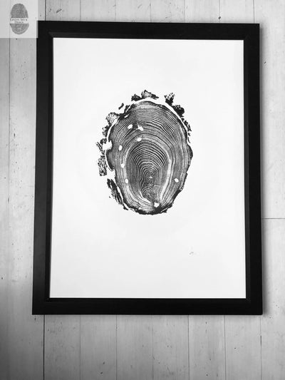 Walden Pond Print, Massachusetts Tree Ring Print - 18x24 print - Signed Original