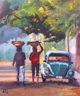 Walking Home From Market by John Beard Collection - main product image for Resin Society