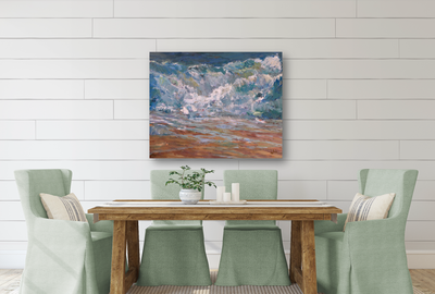 Waves Artist Enhanced Canvas Print by John Beard Collection - product image 2 for Resin Society