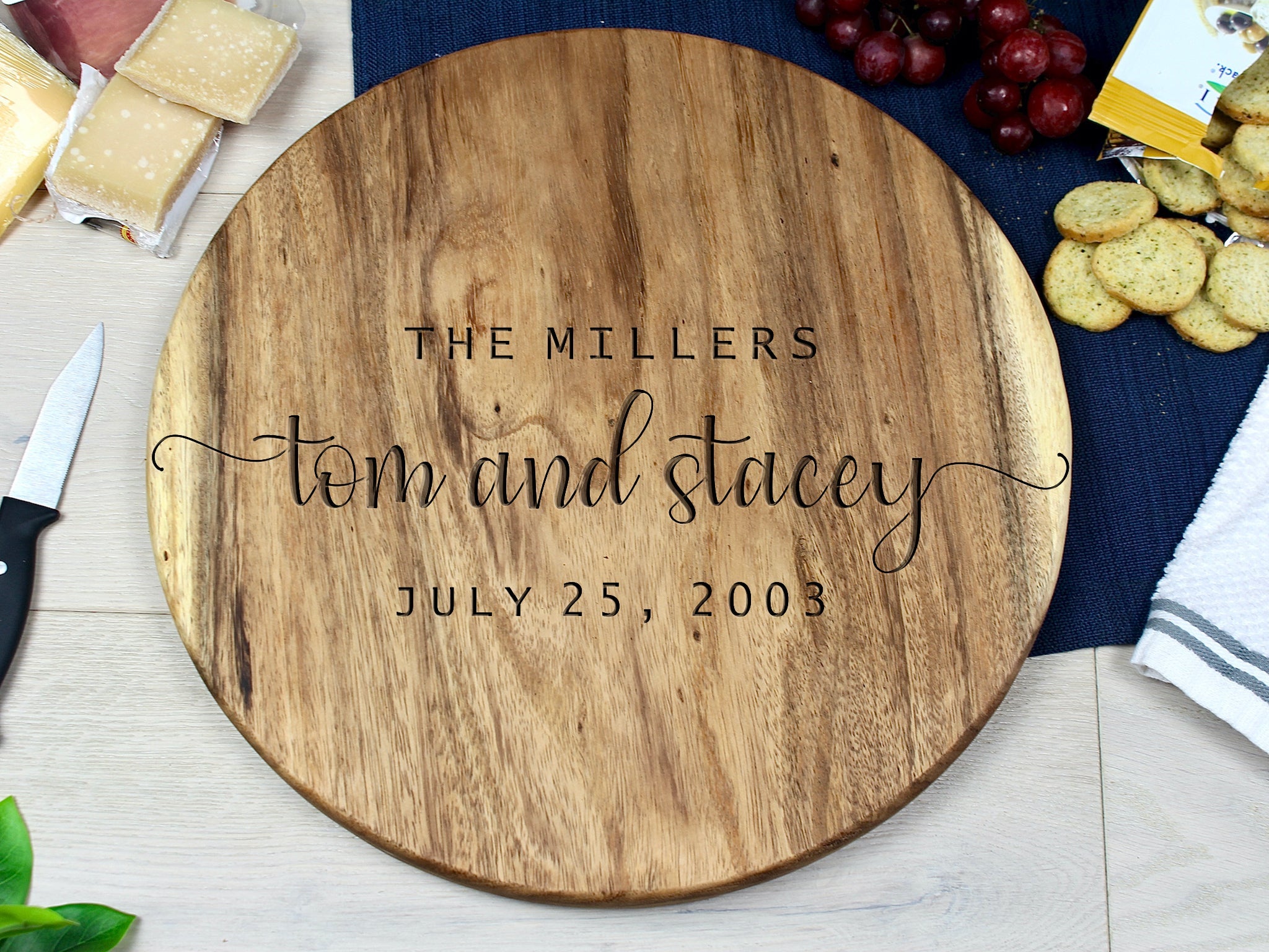 Medium Round Charcuterie Board