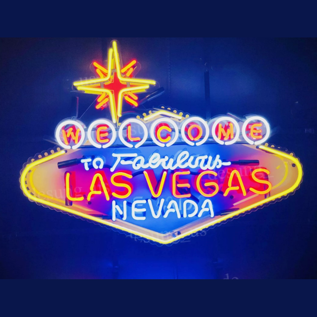 Welcome To Fabulous Las Vegas Nevada Neon Signs by Neon Signs Land - main product image for Resin Society