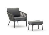 Yarrow Outdoor Chair and Ottoman by DEKOR - product image 3 for Resin Society