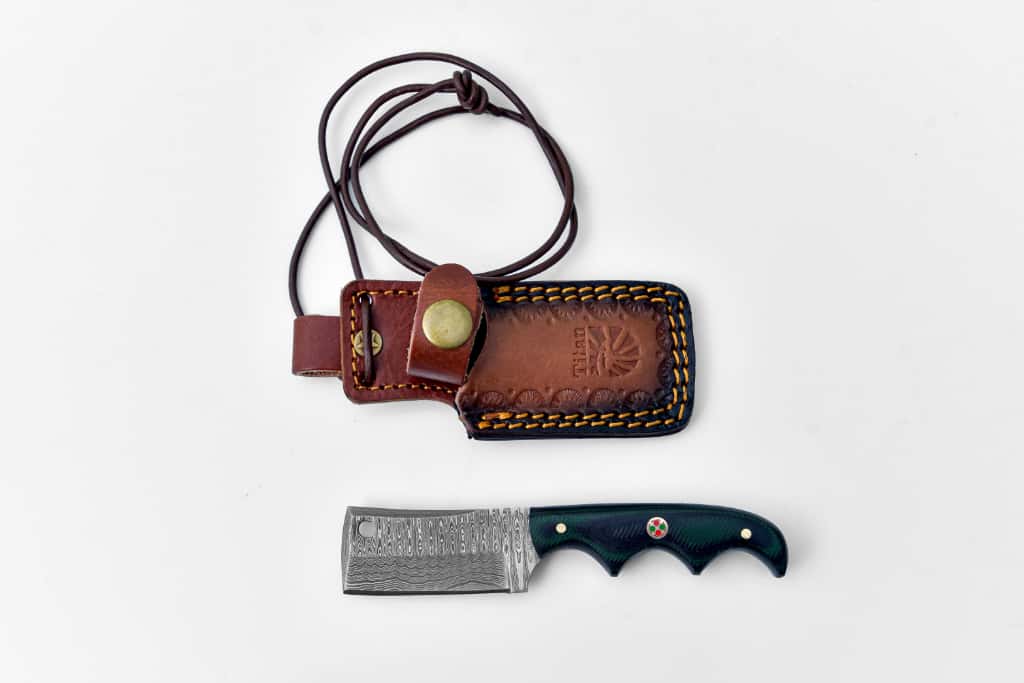 EDC mini cleaver - TK-404 detail image - Resin Society
