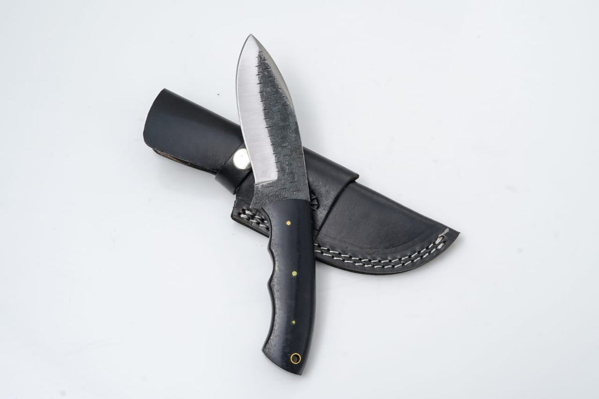 HIGH CARBON BLADE BY TITAN TC-002 fixed blade knife with 4 inch blade and Micarta handle