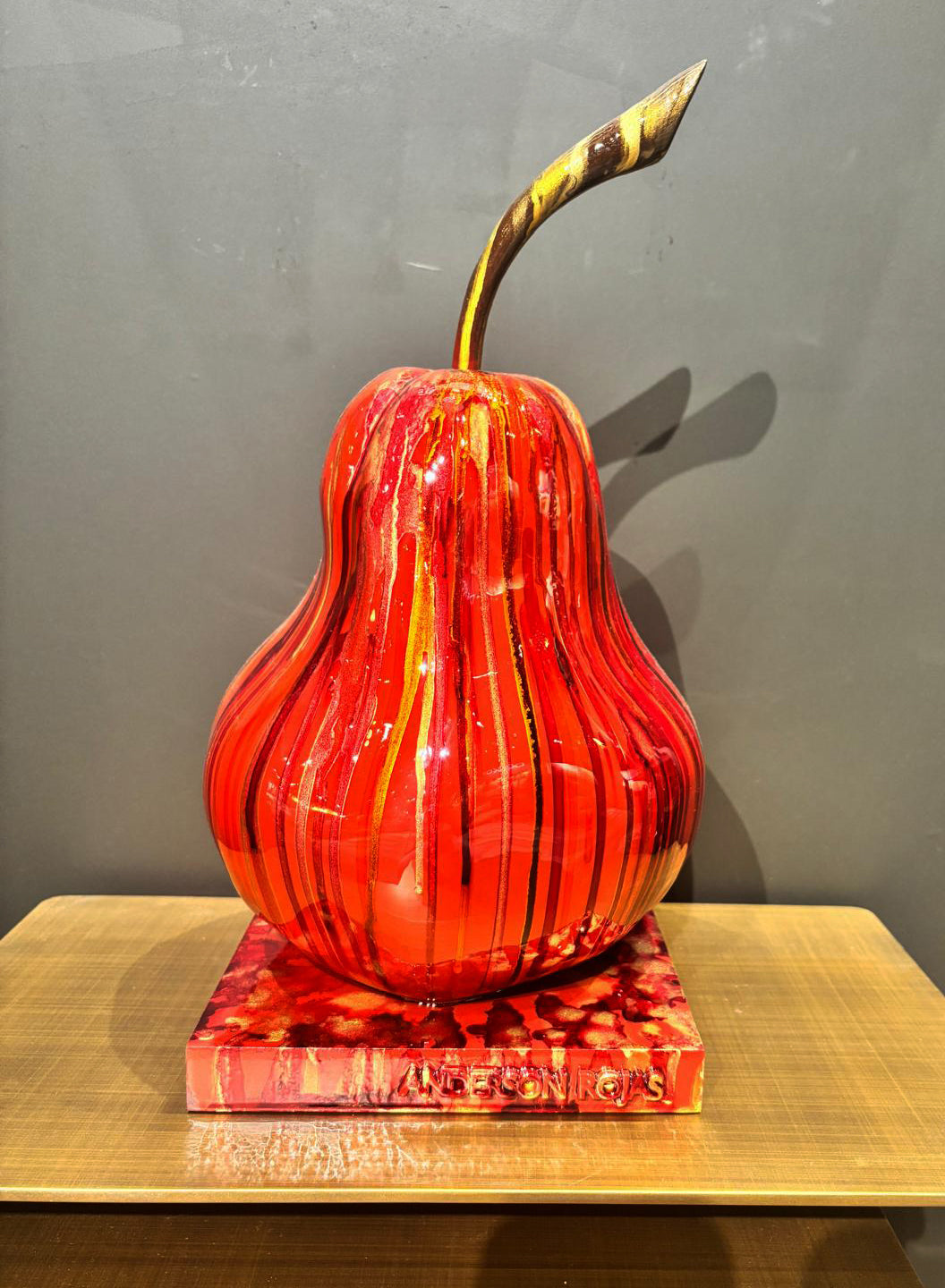 PERA RED (UNIQUE PIECE) by DEKOR - product image 2 for Resin Society