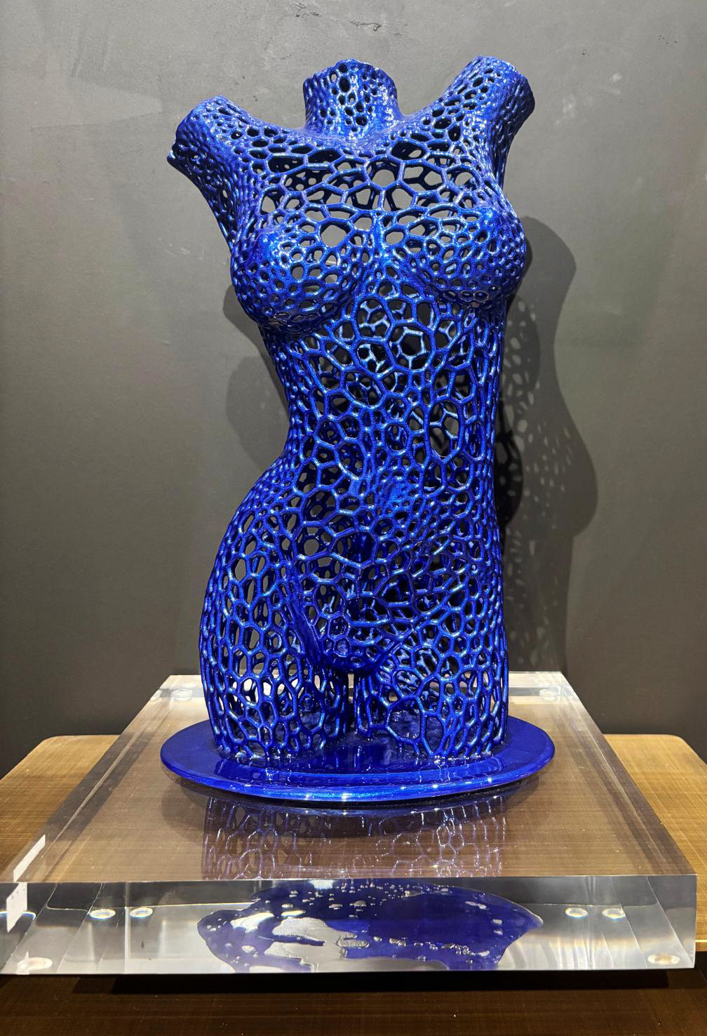 TORSO BLUE (UNIQUE PIECE) by DEKOR - main product image for Resin Society