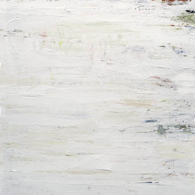 Whipped Cream II abstract canvas print with white, cream, and subtle warm tones, gallery wrapped.