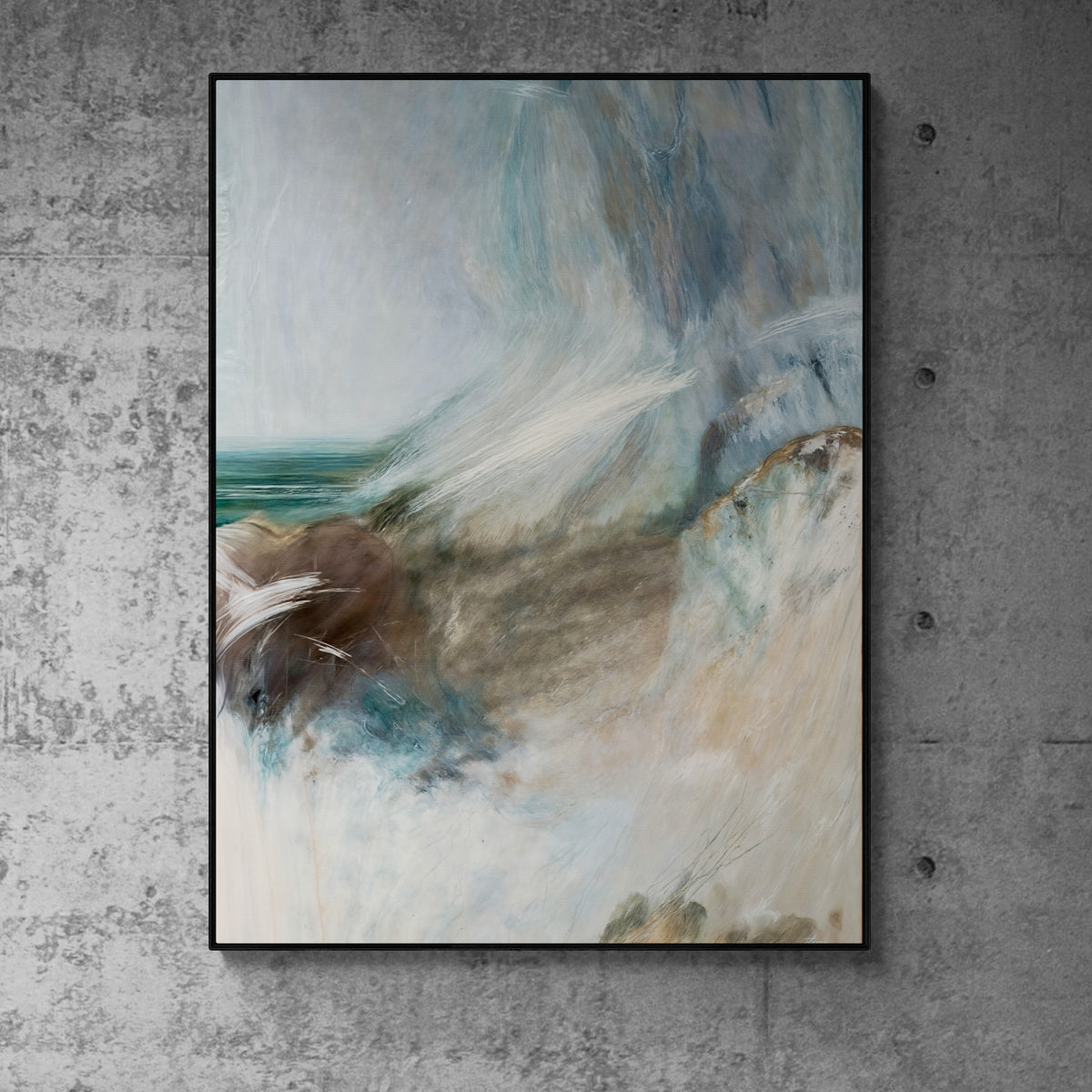 Canvas Print: "Whispering Coast" by Tailored Canvases - product image 3 for Resin Society