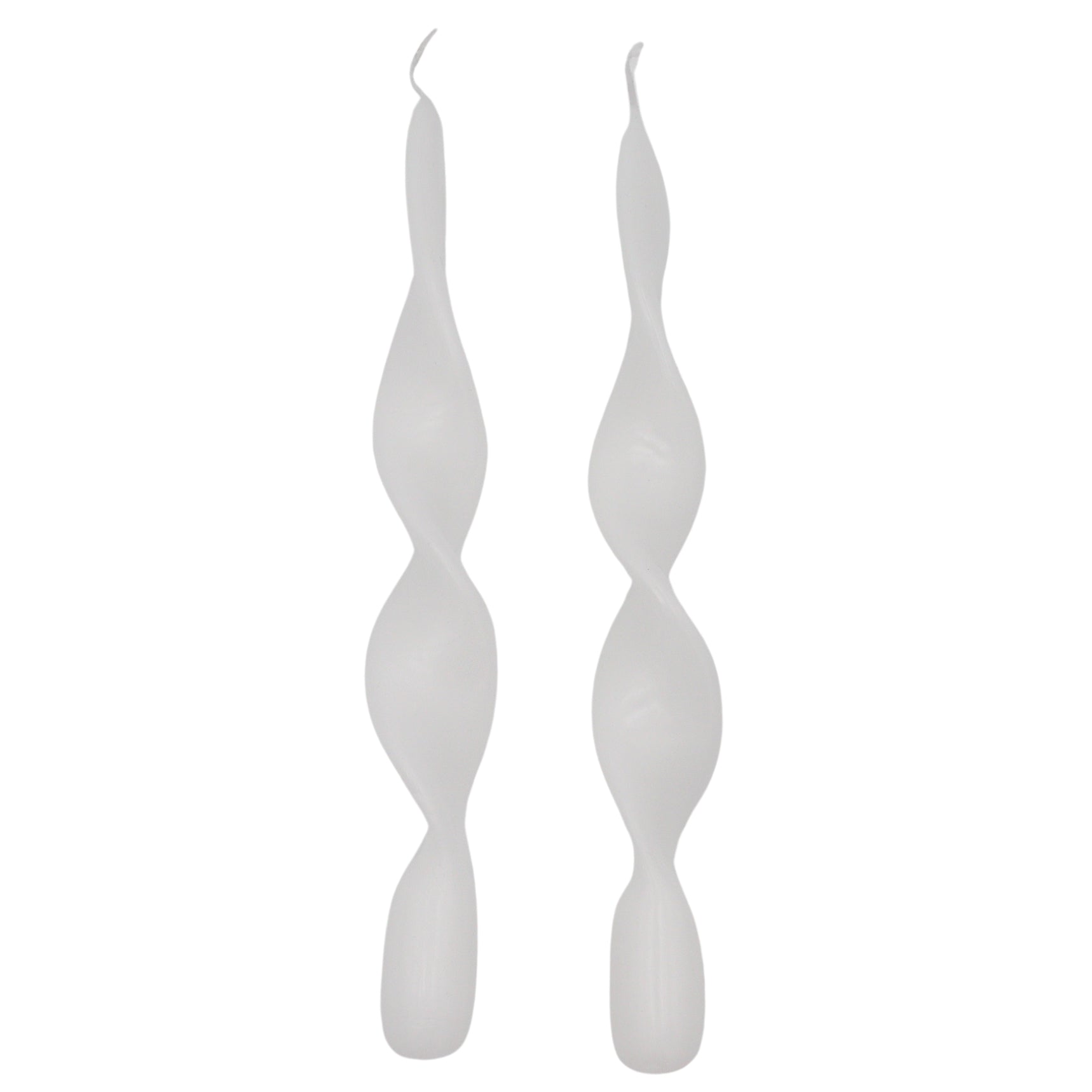 20 White Cotton Swirl Candles - 10 Packs of 2 by Ro'Table - product image 2 for Resin Society