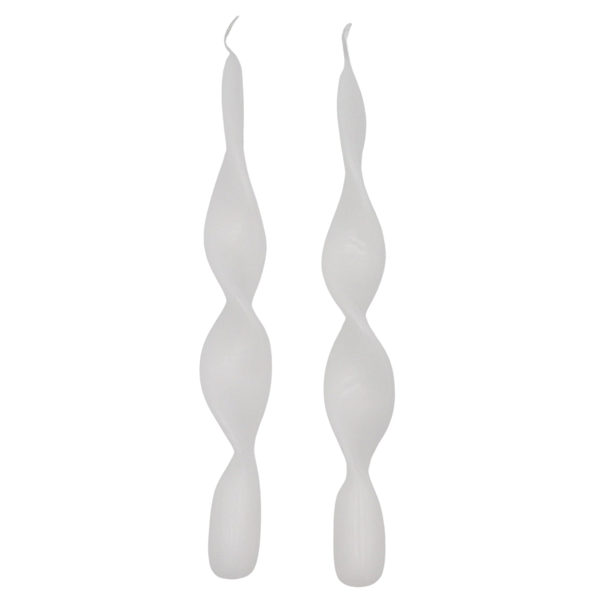 20 White Cotton Swirl Candles - 10 Packs of 2 by Ro'Table - product image 2 for Resin Society