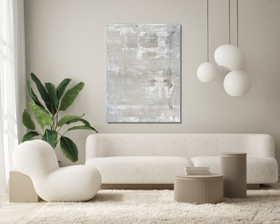 Gray on White II Artist Enhanced Canvas Print by John Beard Collection - product image 3 for Resin Society