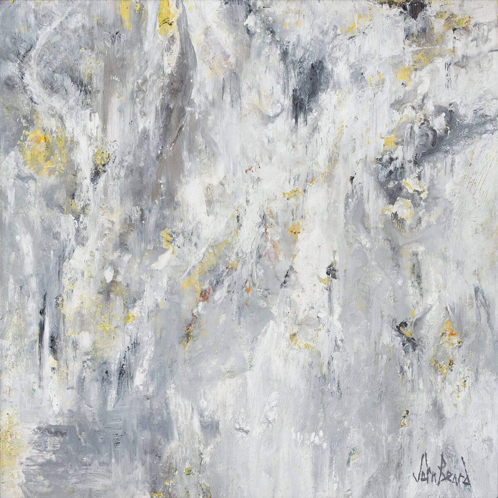 White Platinum Artist Enhanced Canvas Print by John Beard Collection - main product image for Resin Society